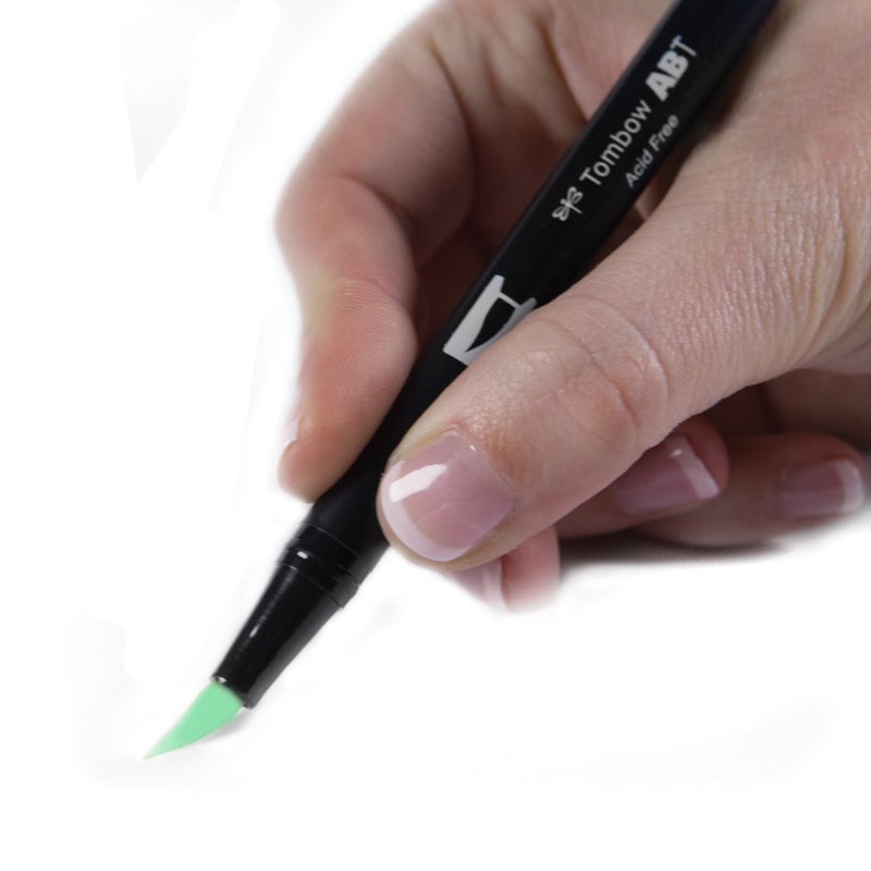 Tombow قلم تومبو 56526 مزدوج الفرشاة، 243 - نعناع، عبوة واحدة. - Image 2